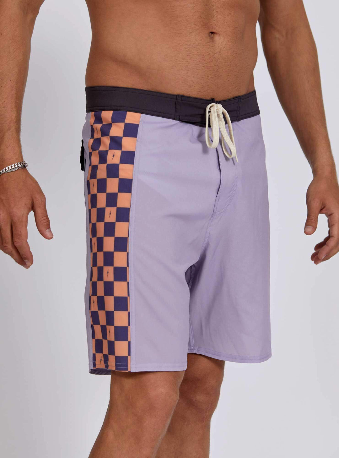 Lightning Bolt Herren Boardshorts Pro Retro Series - lila