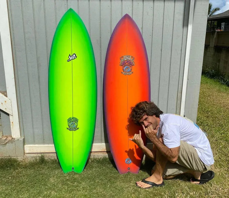 Lost Surfboards Pisces 5'7" Futures - Clear