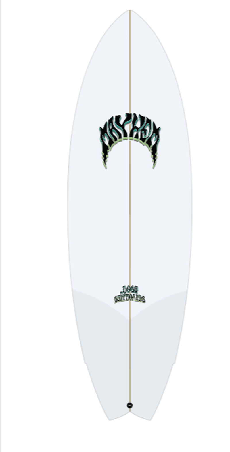 Lost Surfboards Pisces 5'7" Futures - Clear