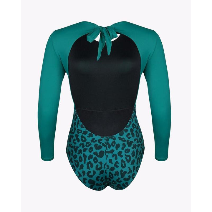 MAIN Design Damen UV Bodysuit Eclipse - emerald / leo