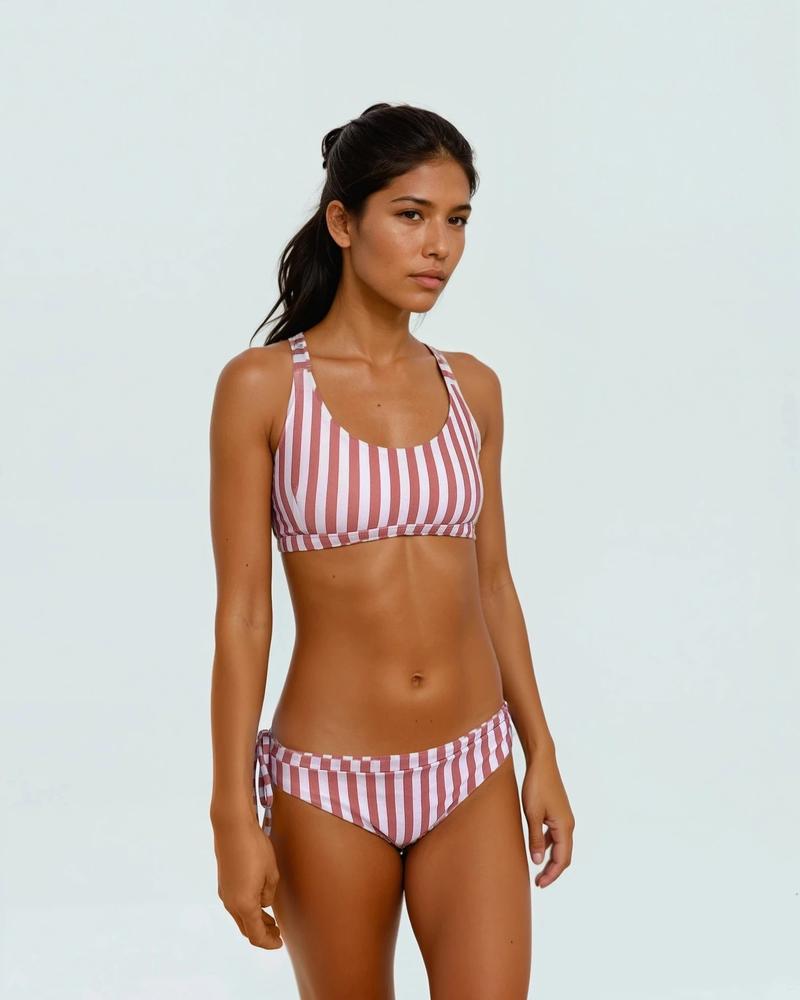 Main Design Bikini Bottom Blush Surf
