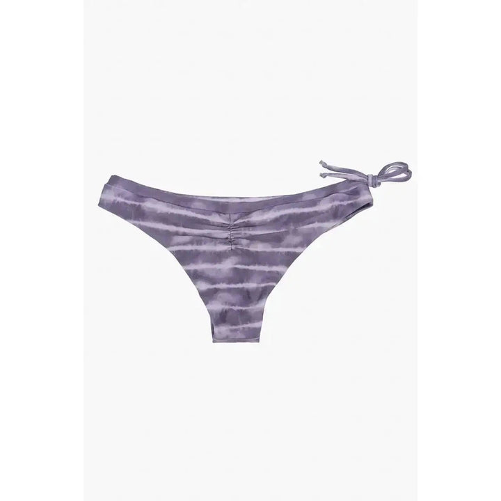 Main Design Bikini Bottom Blush - stormy tie dye purple