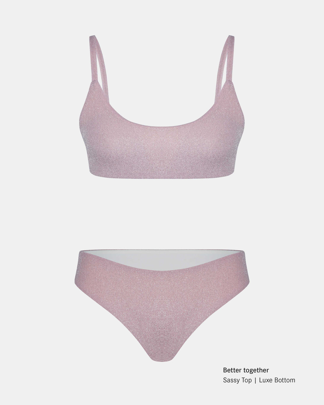 Main Design Bikini Bottom Luxe Glitter