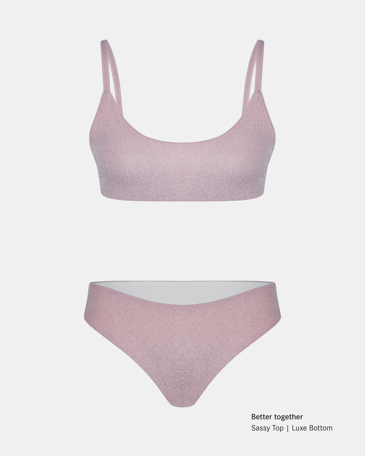 Main Design Bikini Bottom Luxe Glitter