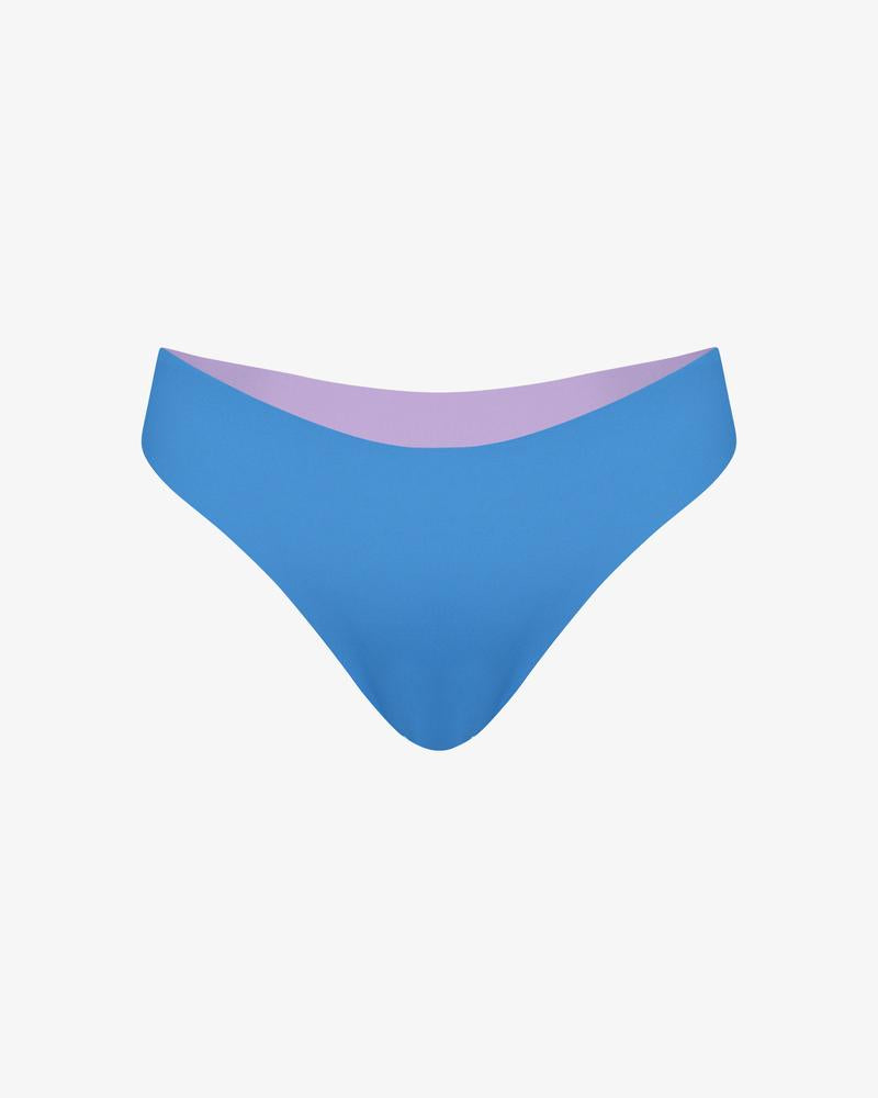 Main Design Bikini Bottom Luxe - aquamarine / amethyst