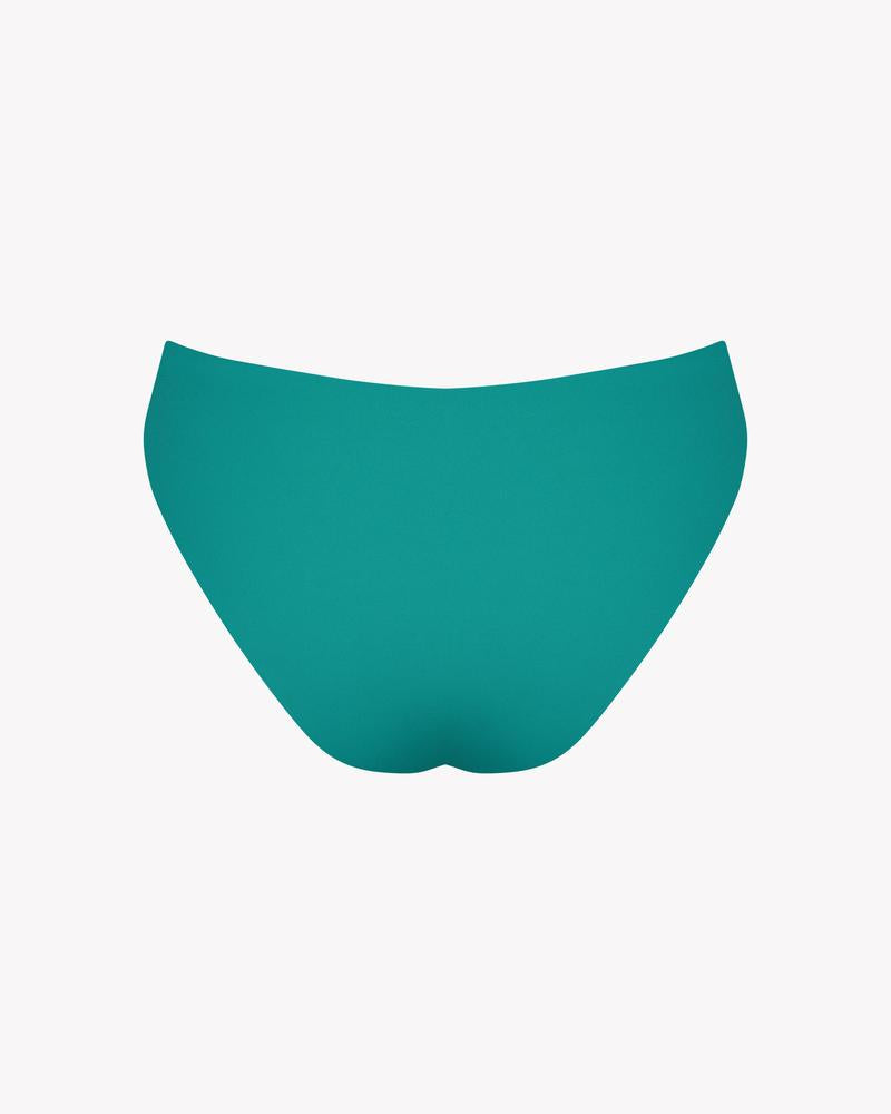 Main Design Bikini Bottom Luxe - emerald / hey leo