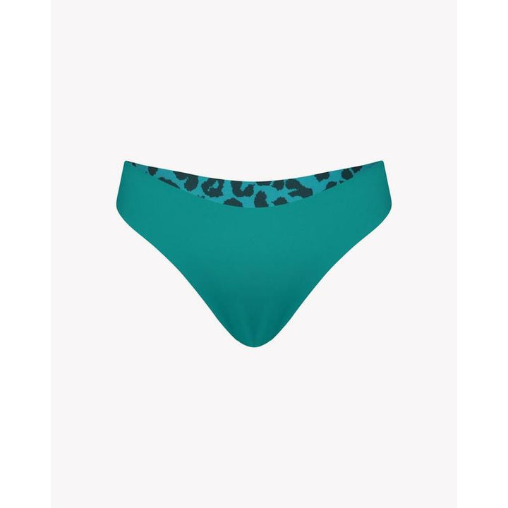 Main Design Bikini Bottom Luxe - emerald / hey leo
