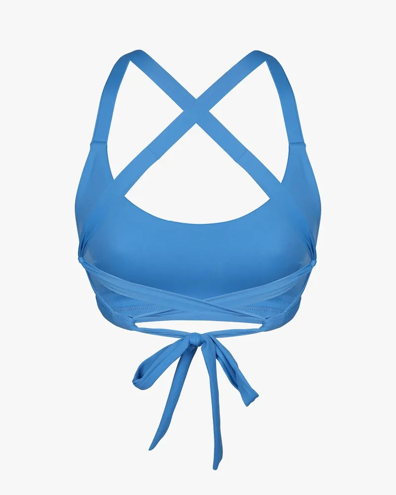 Main Design Bikini Top Charm - aquamarine