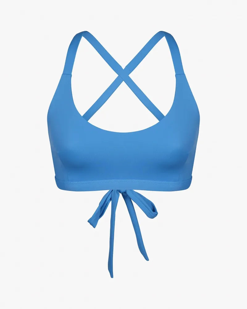 Main Design Bikini Top Charm - aquamarine