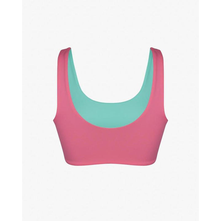 Main Design Bikini Top Hale - pink diamond / jade