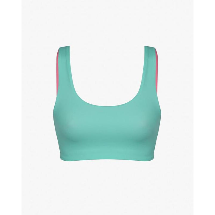 Main Design Bikini Top Hale - pink diamond / jade