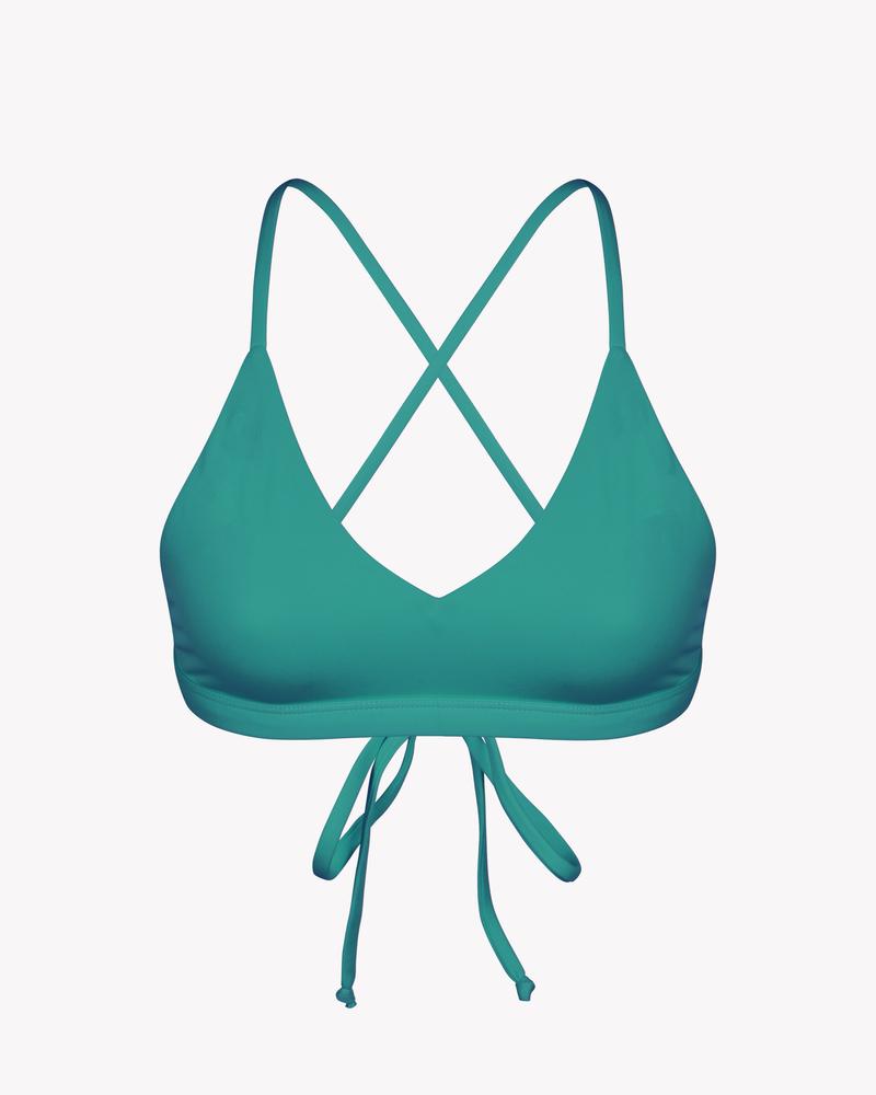 Main Design Bikini Top Pasta - emerald