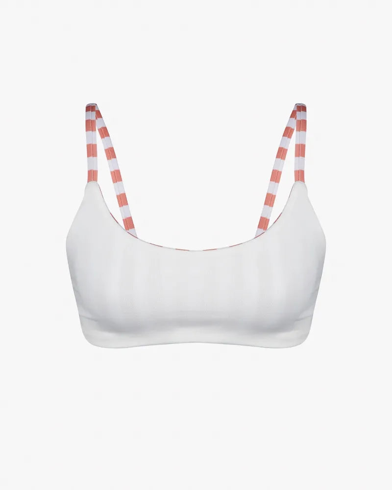 Main Design Bikini Top Sassy - Coconut Stripes
