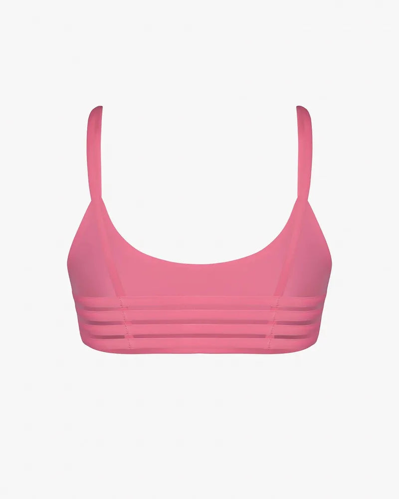 Main Design Bikini Top Sassy - pink diamond / jade