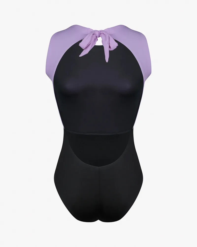 Main Design Damen Badeanzug Divine - black/amethyst