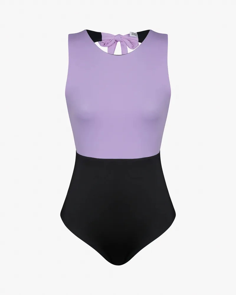 Main Design Damen Badeanzug Divine - black/amethyst