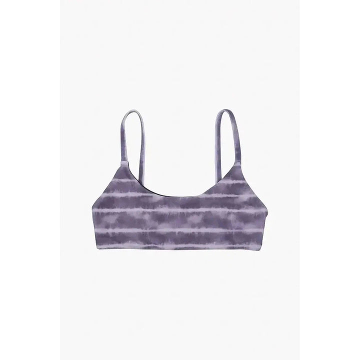 Main Design Damen Bikini Top Sassy - stormy tie dye purple