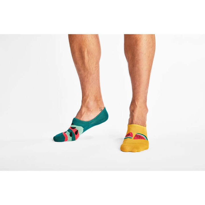 Many Mornings Socken Footies - Watermelon Splash