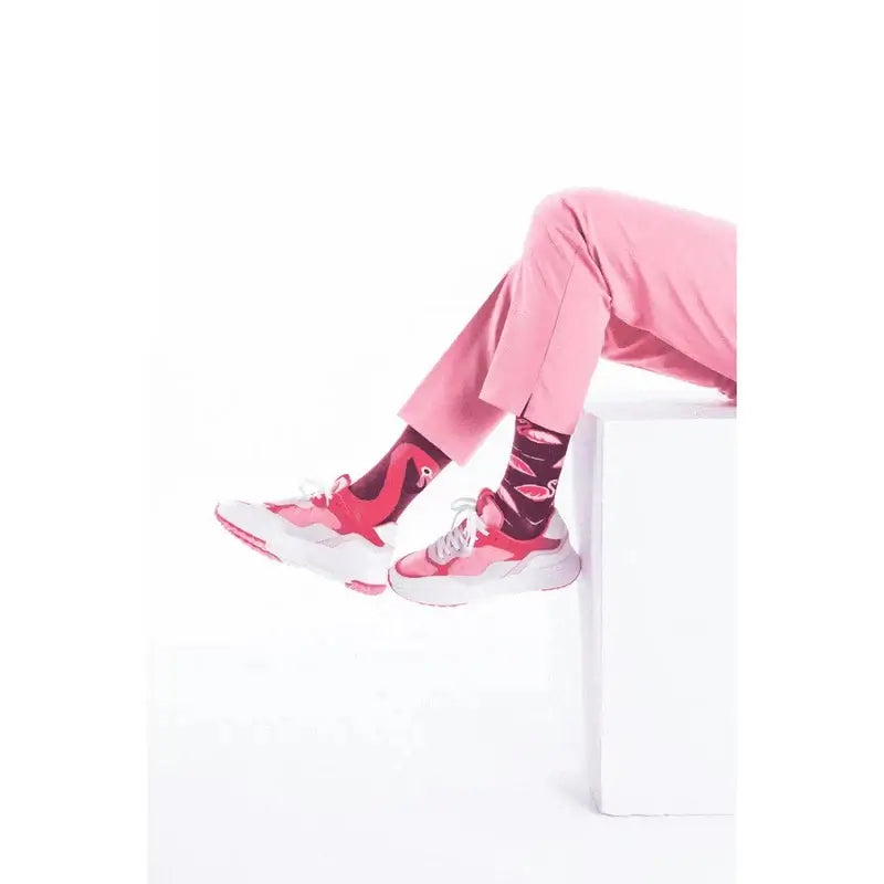 Many Mornings Socken -Pink Flamingo