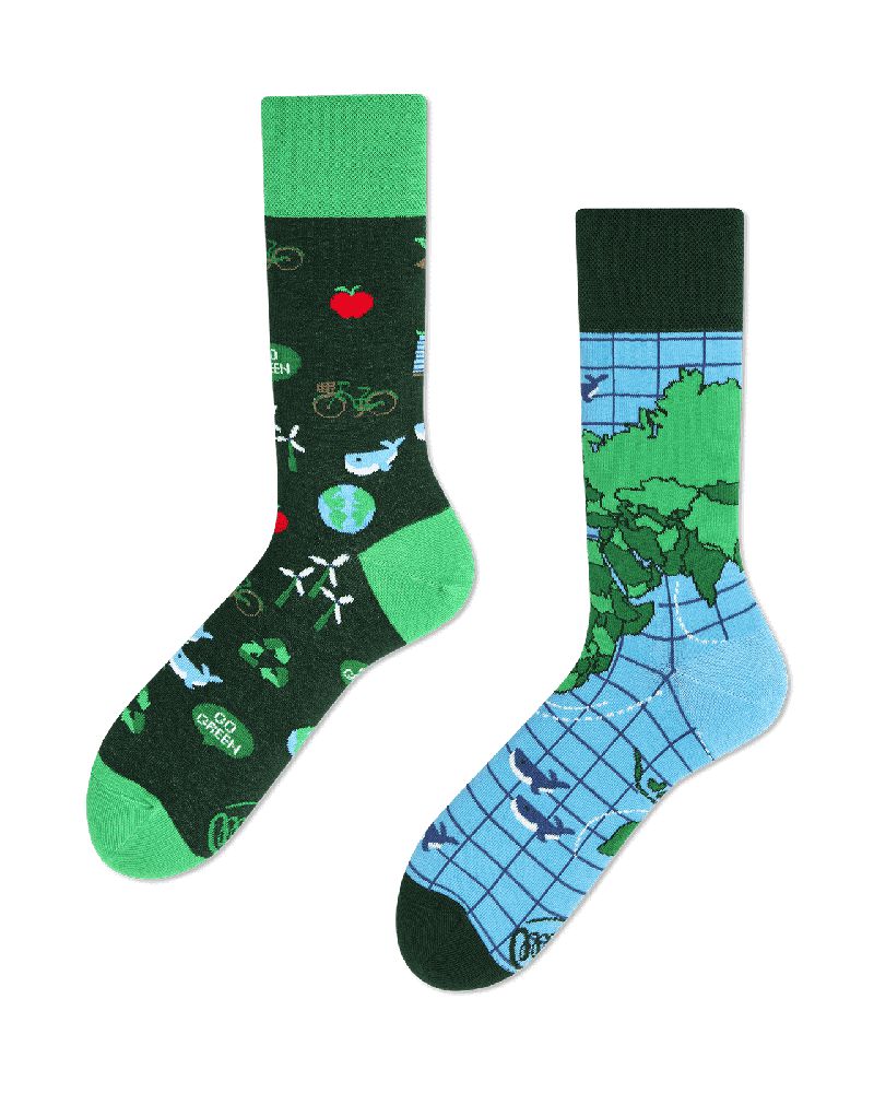 Many Mornings Socken - Save The Planet