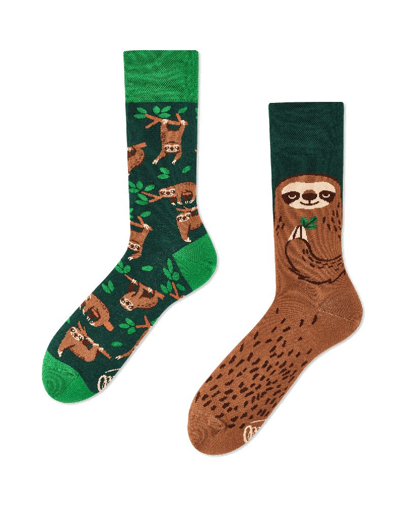 Many Mornings Socken Sloth Life