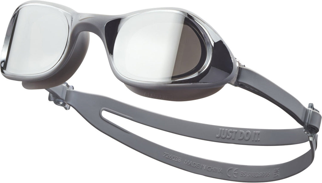 Nike Schwimmbrille Expanse Mirrored Goggle - grau