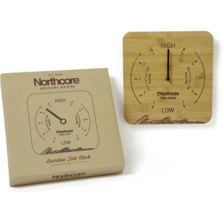 Northcore Bambus Gezeiten Wand Uhr - bamboo