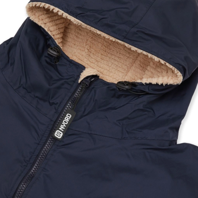 Nyord Primaloft Outdoor Poncho - navy/ecru