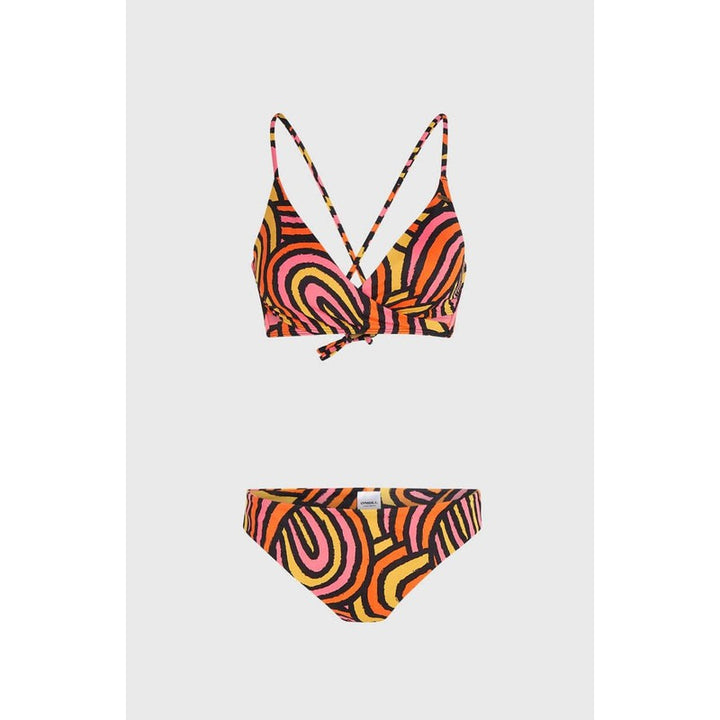 O'Neill Bikini Top Maoi - orange rainbow stripe