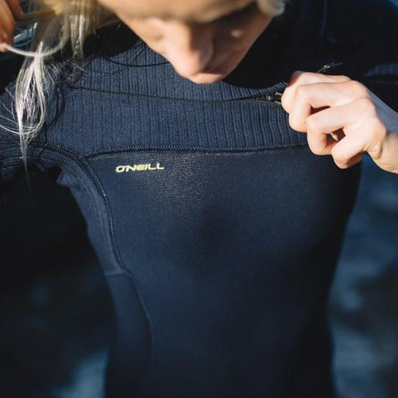 O'Neill Damen 5/4+mm Hyperfreak Chest Zip Neoprenanzug - gunmetal