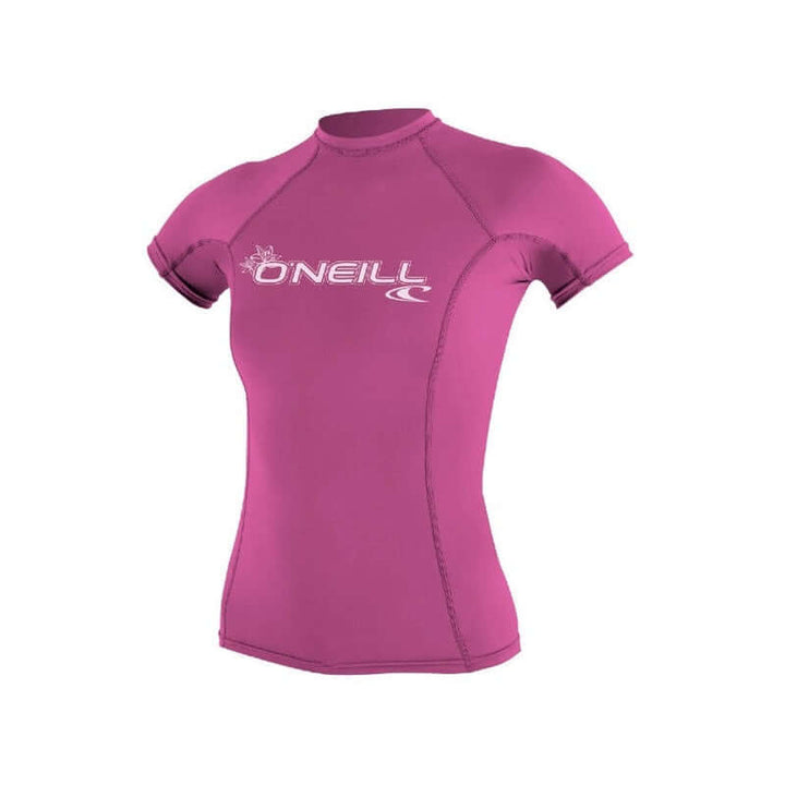 O'Neill Damen Lycra kurzarm Basic Skins - fox pink