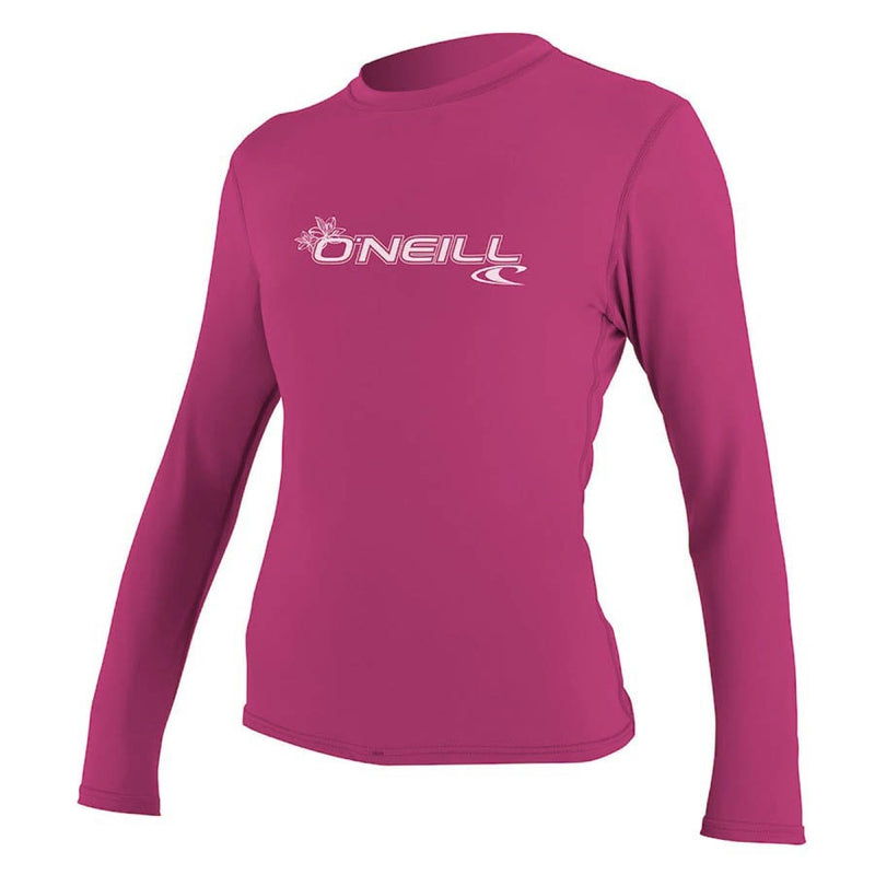 O'Neill Damen Lycra langarm Basic - fox pink