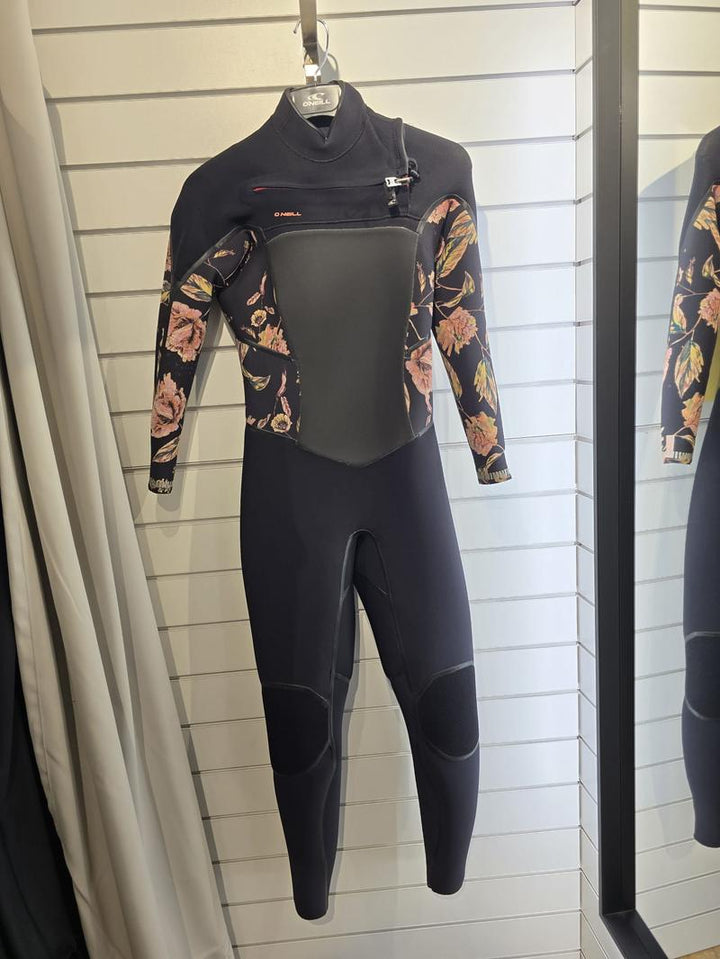 O'Neill Damen Neoprenanzug Psycho Tech 5/5/4mm Chestzip - Multicolor Grösse 10 (Miete)