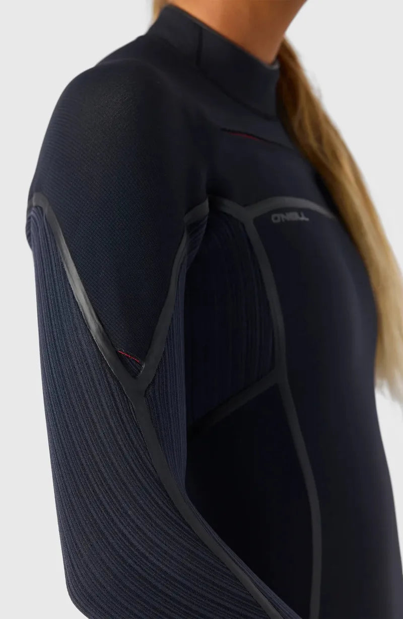 O'Neill Damen Neoprenanzug hyperfreak fire 4/3+ mm Chestzip - Black/Black