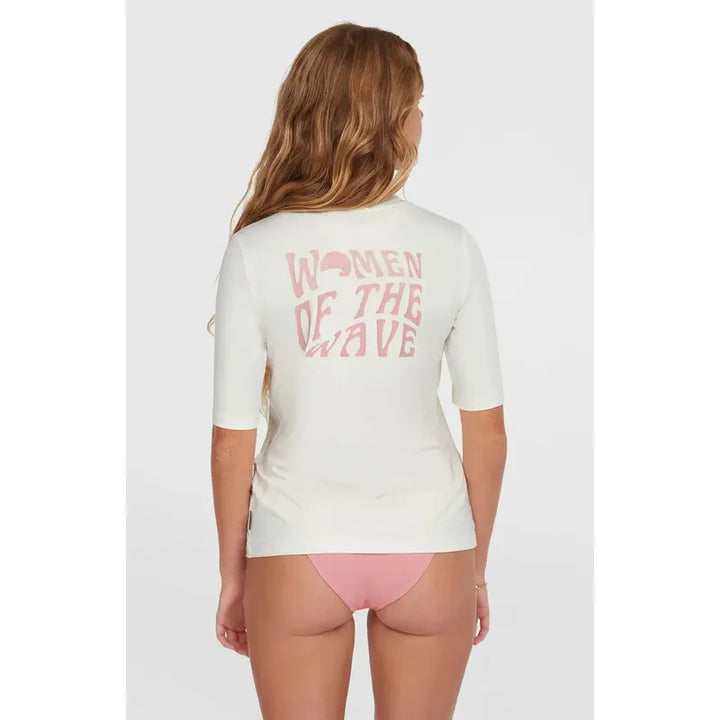 O'Neill Damen Surfshirt Polygiene UPF50 - snow white