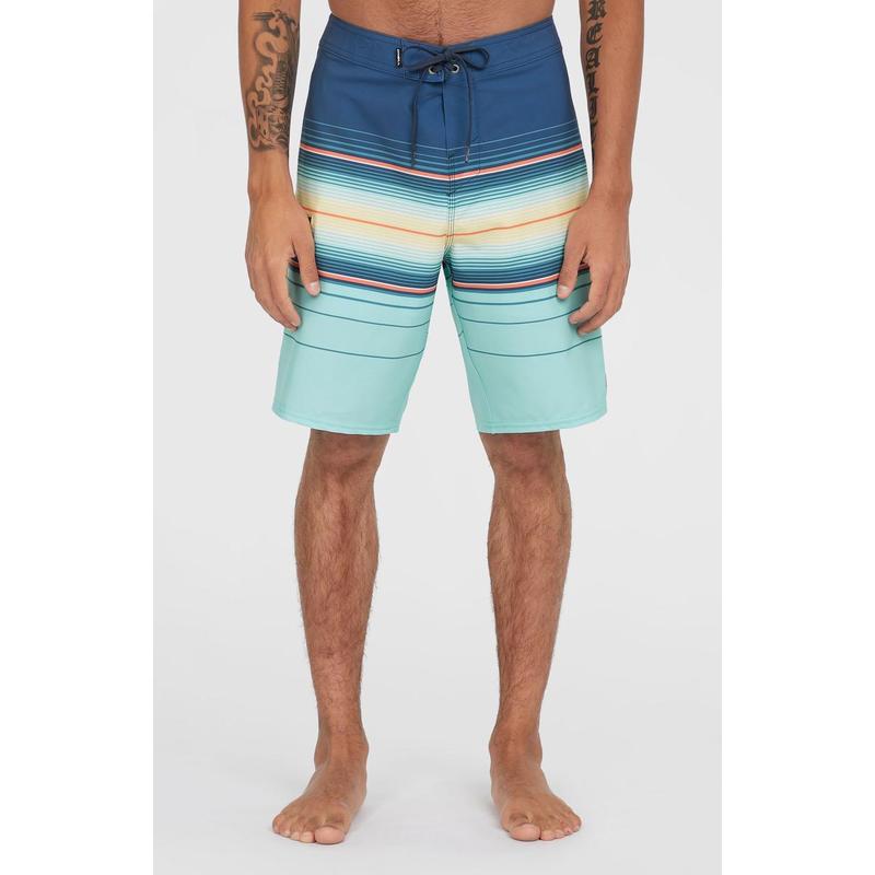 O'Neill Herren Boardshort Hyperfreak Heat Stripe 21" - Indigo Heat Stripe