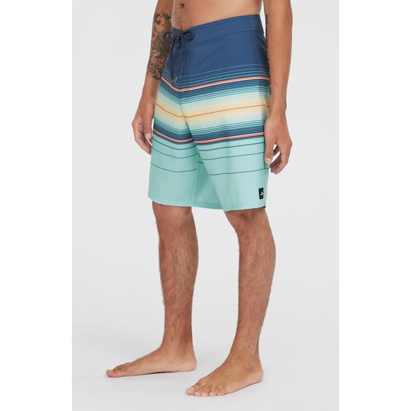 O'Neill Herren Boardshort Hyperfreak Heat Stripe 21" - Indigo Heat Stripe