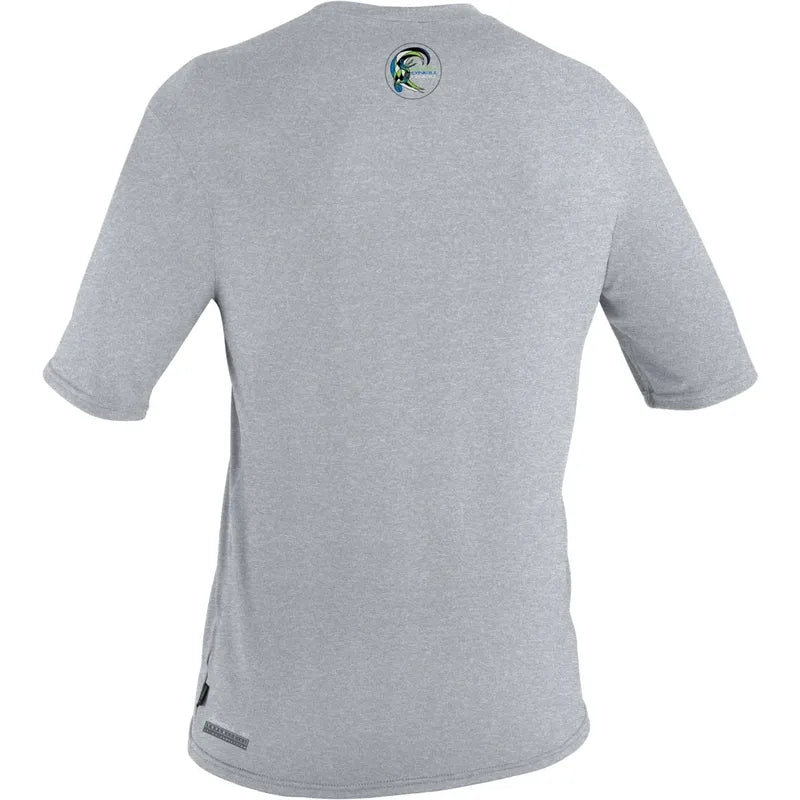 O'Neill Herren Lycra 50+ TRVLR Hybrid Graphic Sun Shirt - smoke