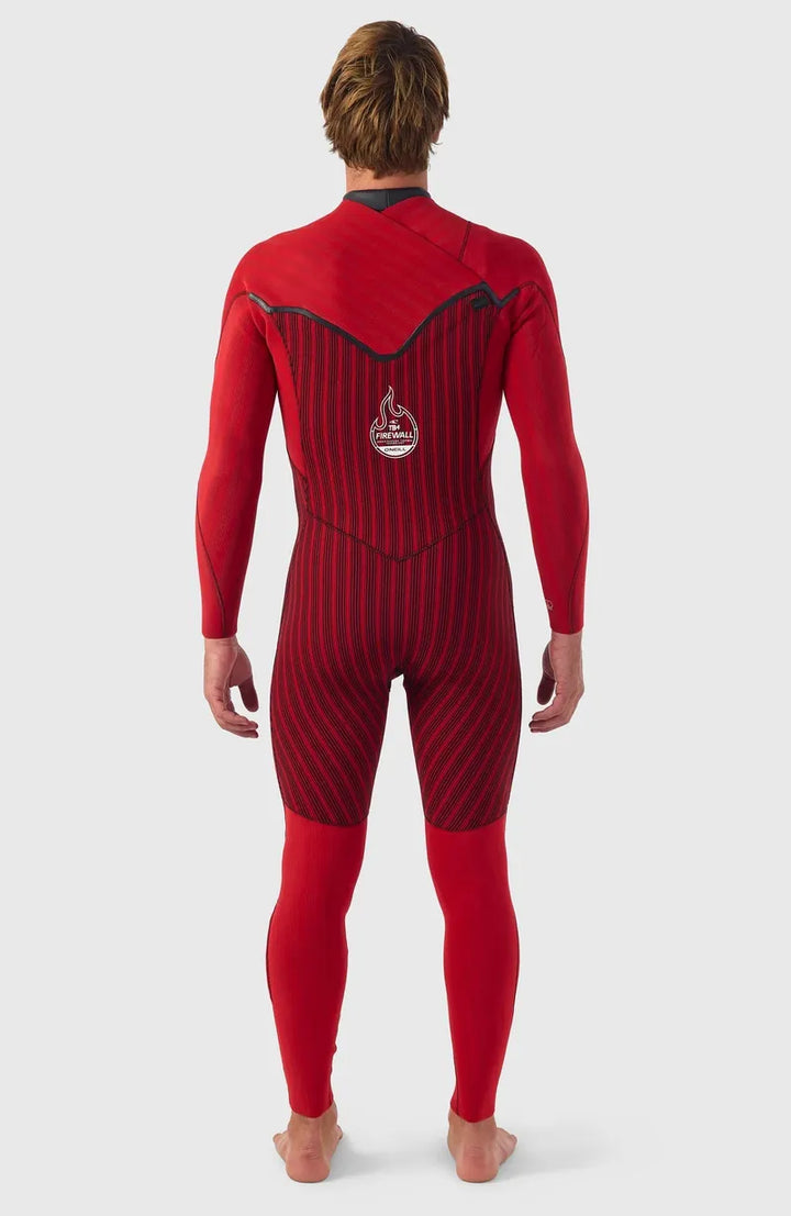 O'Neill Herren Neoprenanzug hyperfreak fire 4/3+ mm Chestzip - Black/Black