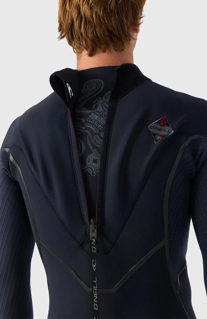 O'Neill Herren Neoprenanzug hyperfreak fire 5/4+ mm Backzip - Black/Black