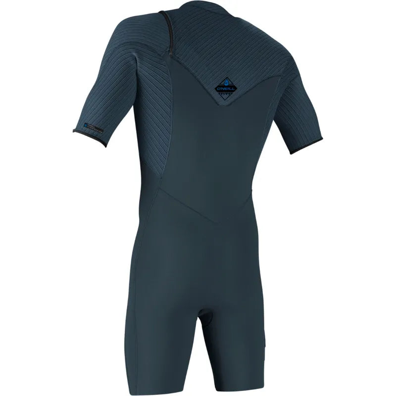 O'Neill Herren Shorty Hyperfreak 2mm, Chestzip - Dark Orion/Copen Blue