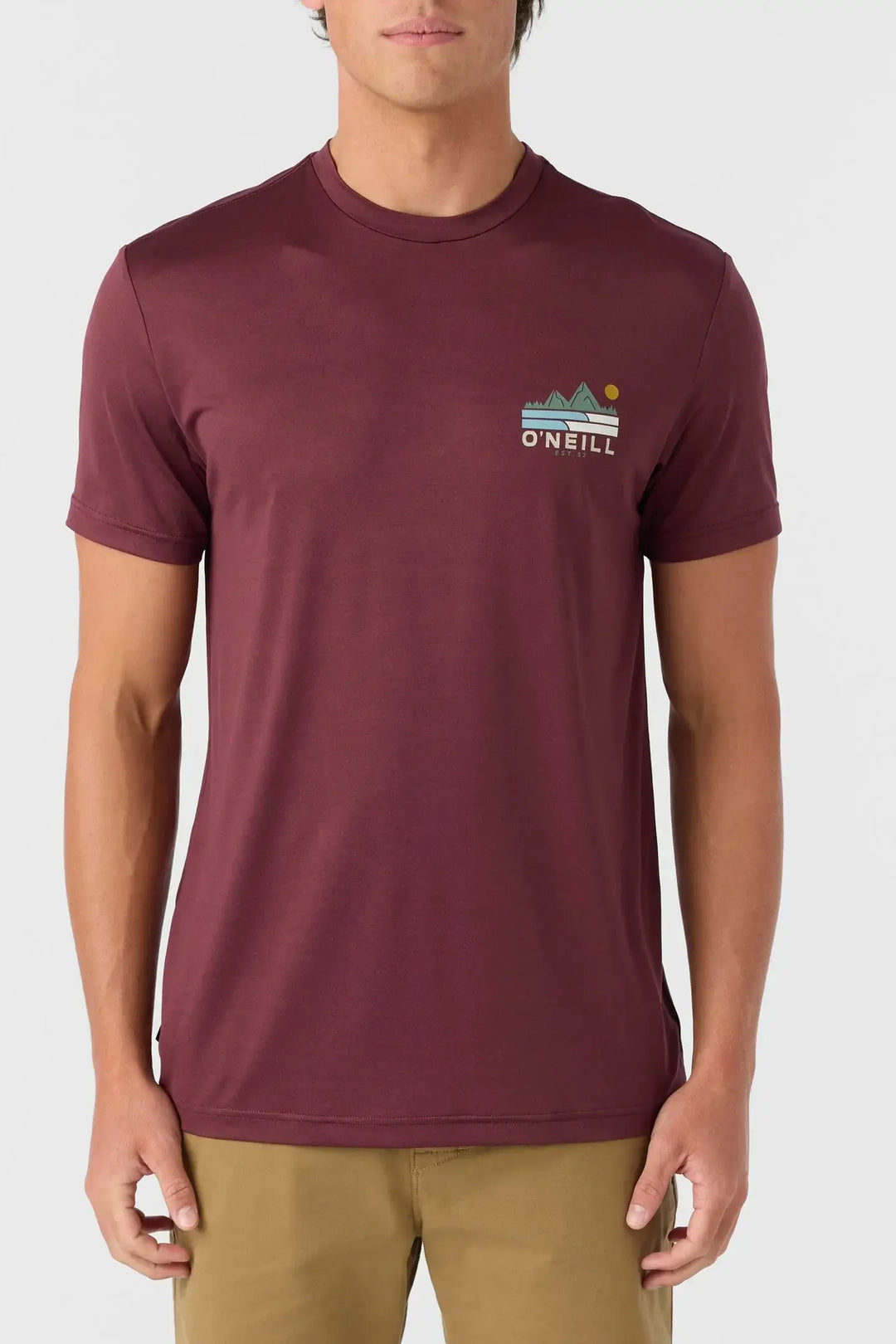 O'Neill Herren UPF T-Shirt - burgundy