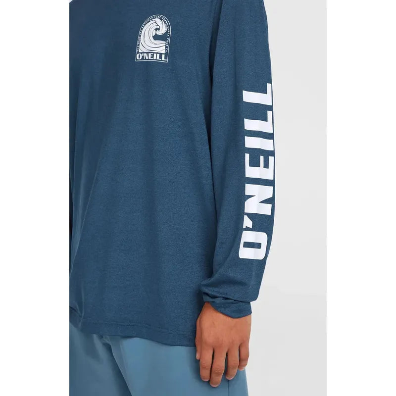 O'Neill Lycra Upf Hoodie Langarm - navy heather