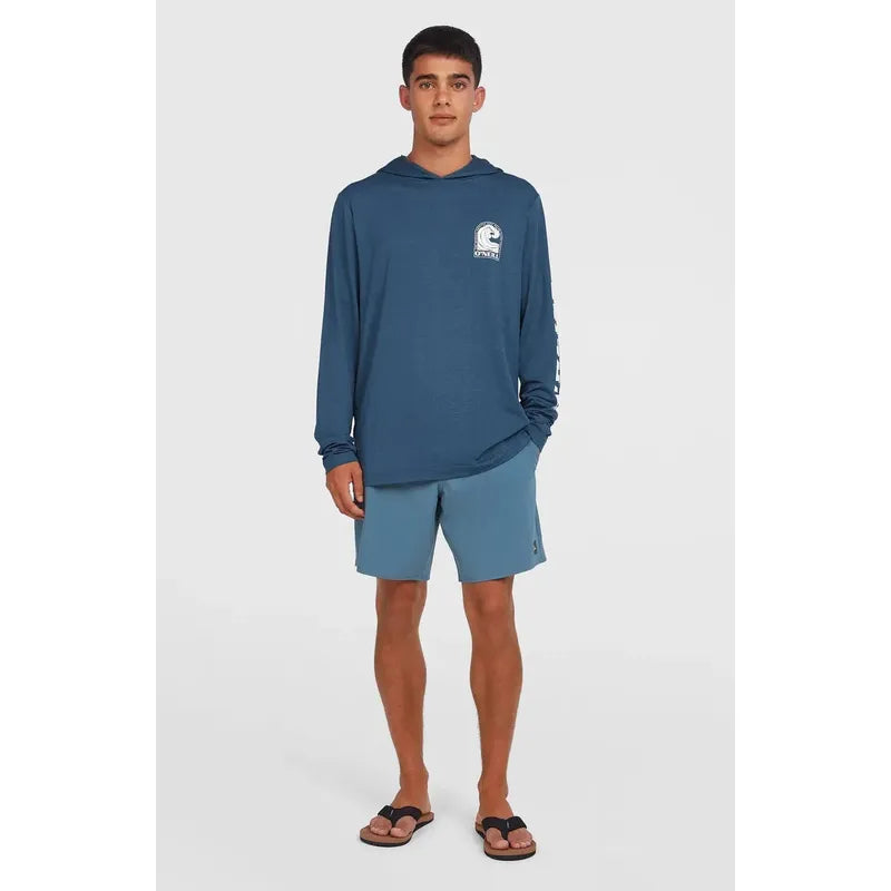 O'Neill Lycra Upf Hoodie Langarm - navy heather