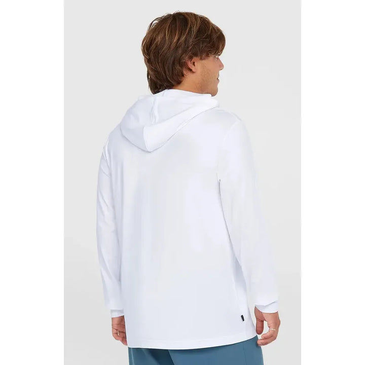 O'Neill Lycra Upf Hoodie Langarm - snow white