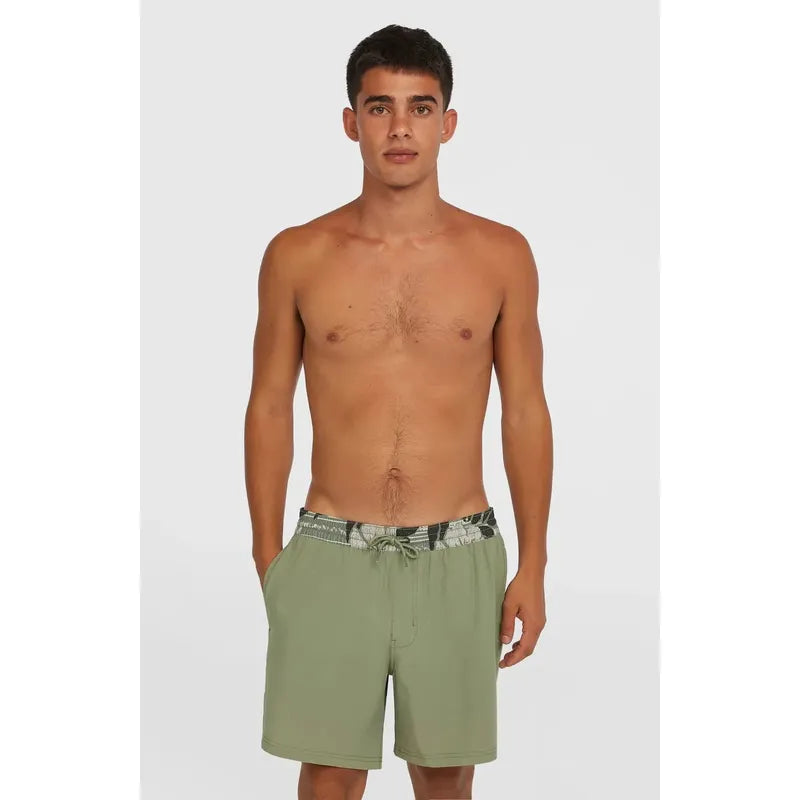 O'Neill Pocket Print 16" Boardshorts - avery fern