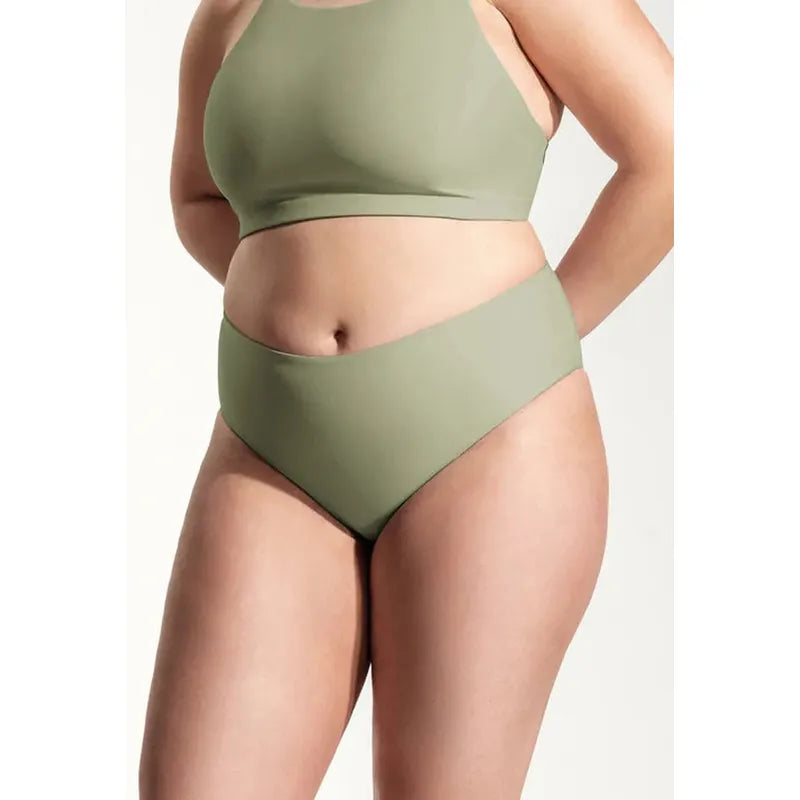 OY Surf Bikini Bottom Fugu - sage green