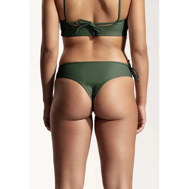 OY Surf Bikini Bottom Tope - dark green