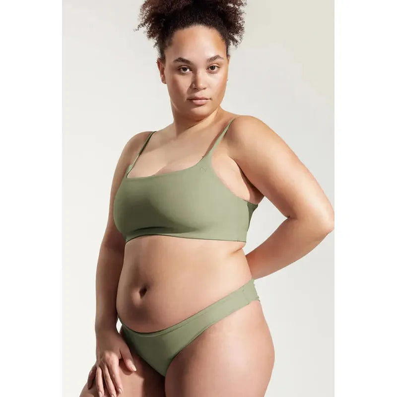 OY Surf Bikini Top Buri - sage green