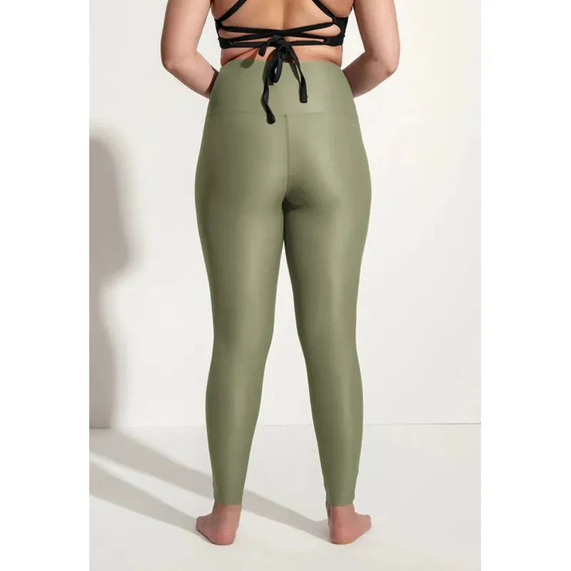 OY Surf Damen Surf Leggings Larimar - sage green